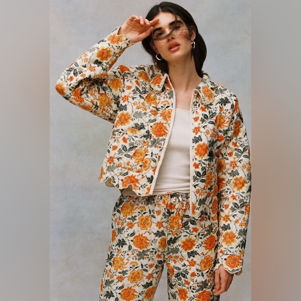 laura ashley X urban outfitters quilted jacket size XS